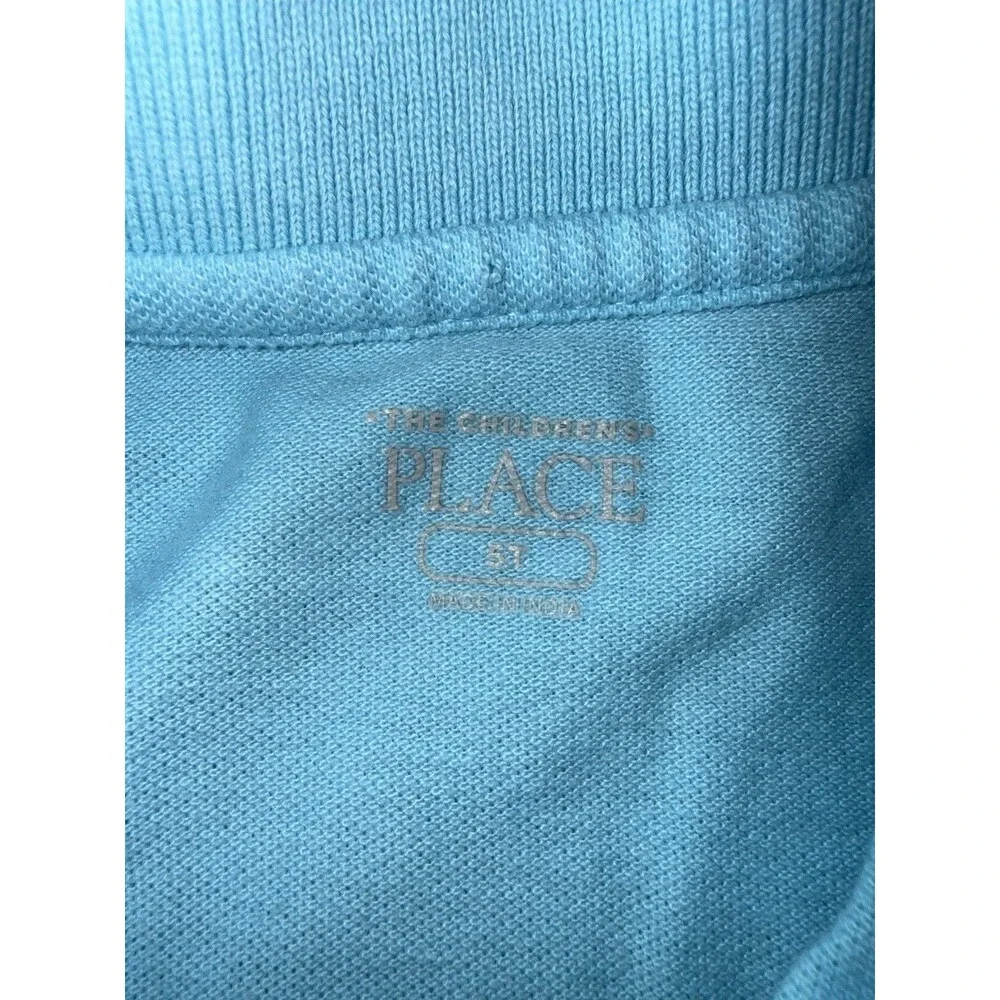 The Children’s Place Boys Size 5T Light Blue Polo